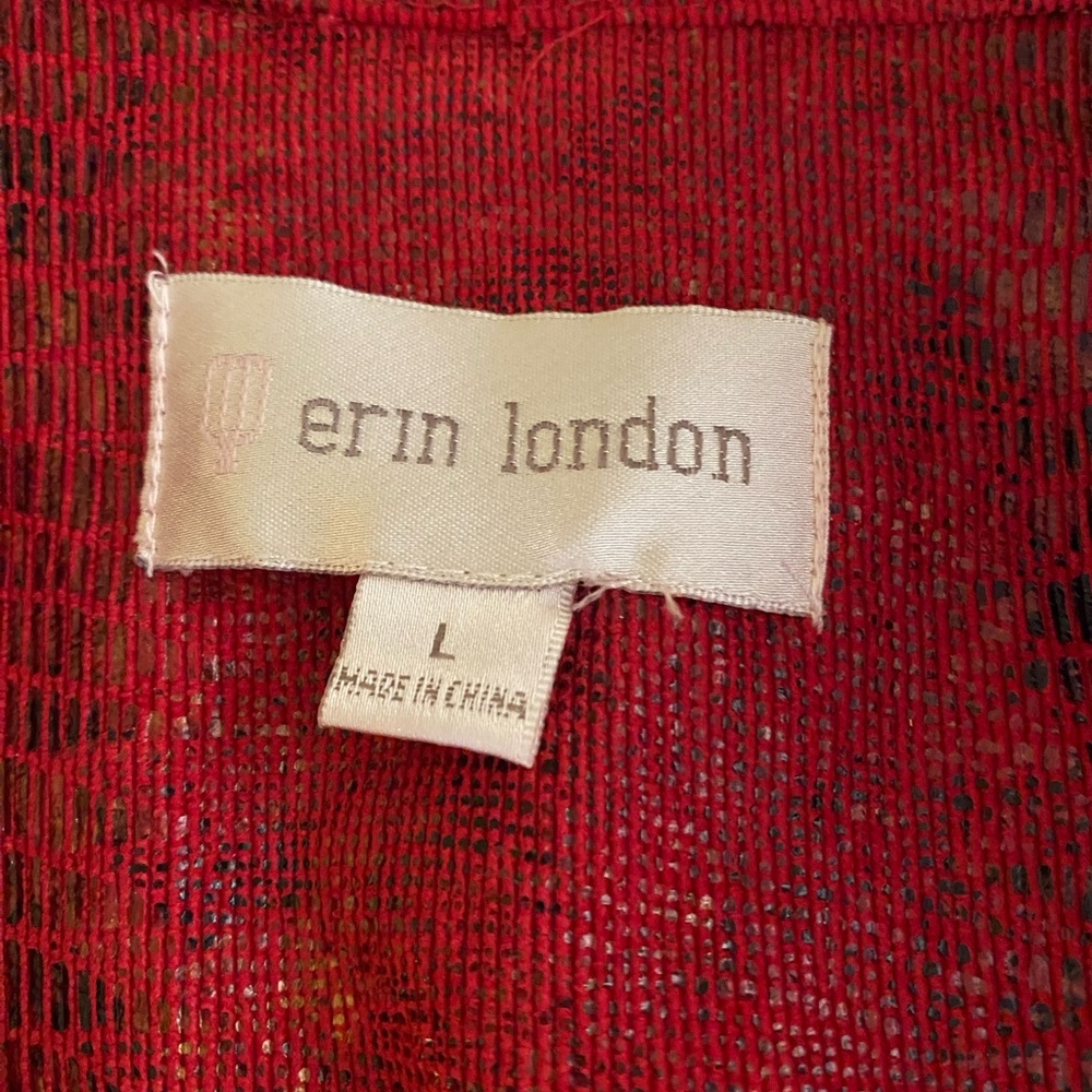 Erin London Lg metallic faux snakeskin jacket - Picture 3 of 16